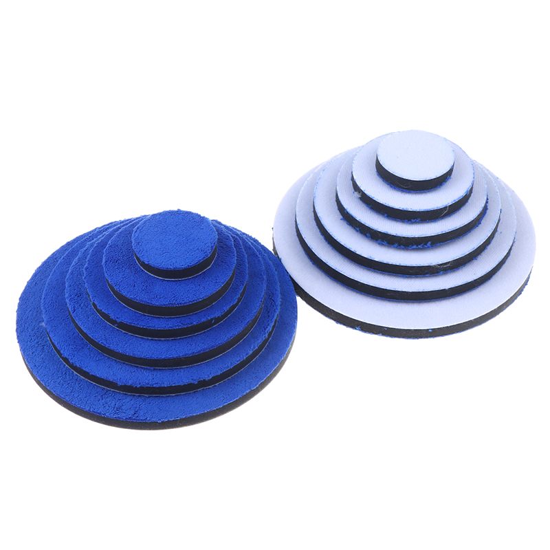 Polish Pad Set Buffer - 2-teiliges Set Mikrofaser-Polierpads für Autos 2/3/4/5/6/7
