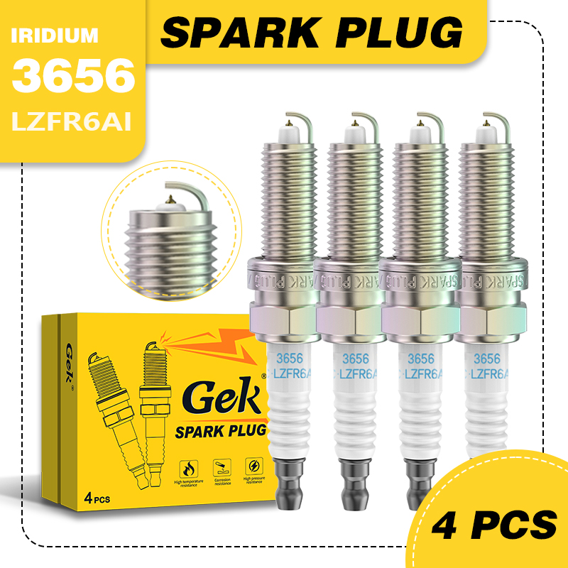 Ngk Spark Plug Laser Iridium - 4 Stück Iridium-Zündkerze 3656 NGK LZFR6AI