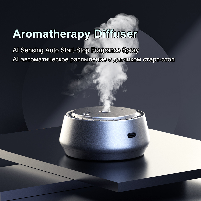 Odor Eliminator Car - Intelligenter Aromatherapie-Diffusor mit KI-gesteuertem Start/Stopp, Schneller