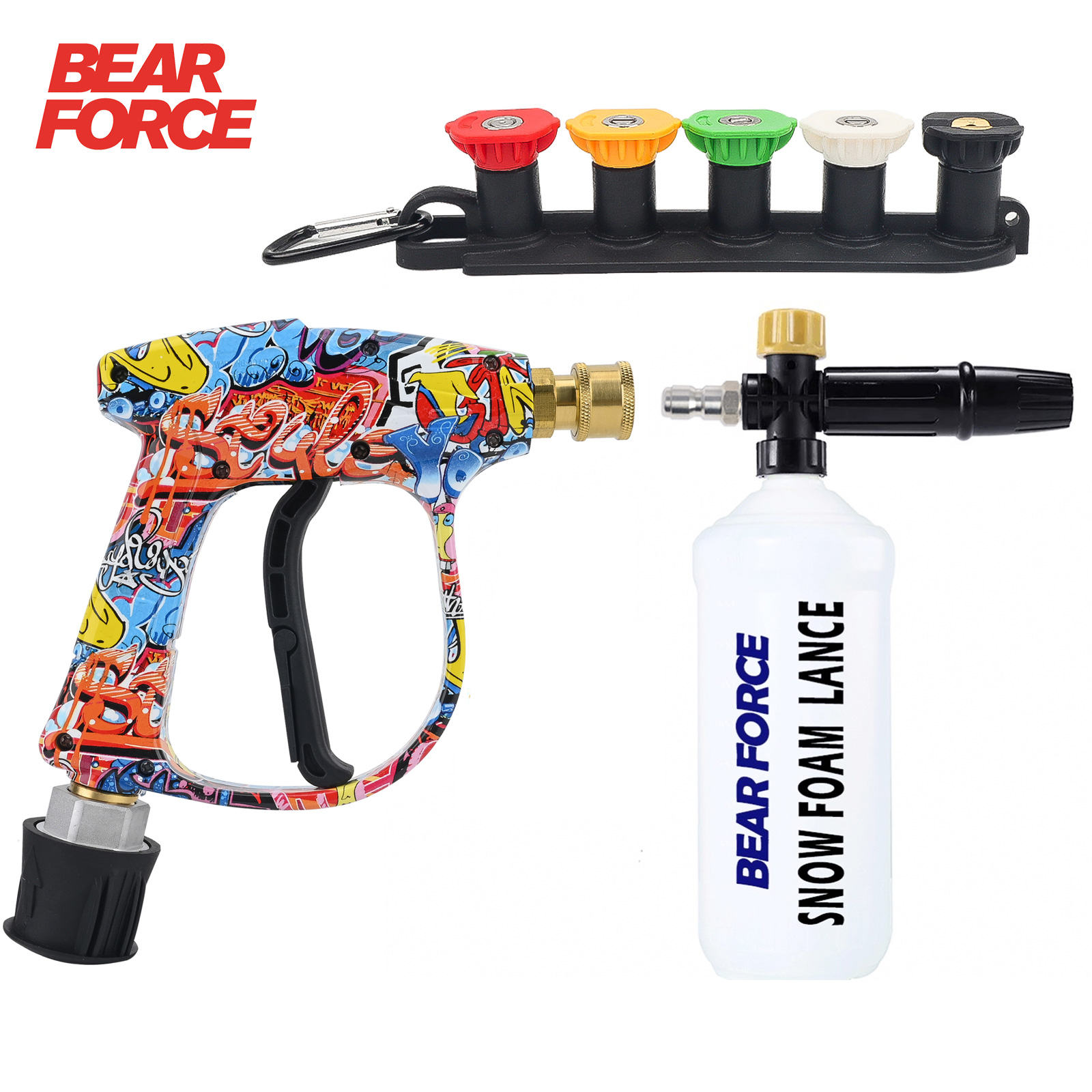 Pressure Washer Foam Gun - Hochdruckreiniger Wasserpistole für Auto-Reinigungsschlauchanschluss für Karcher