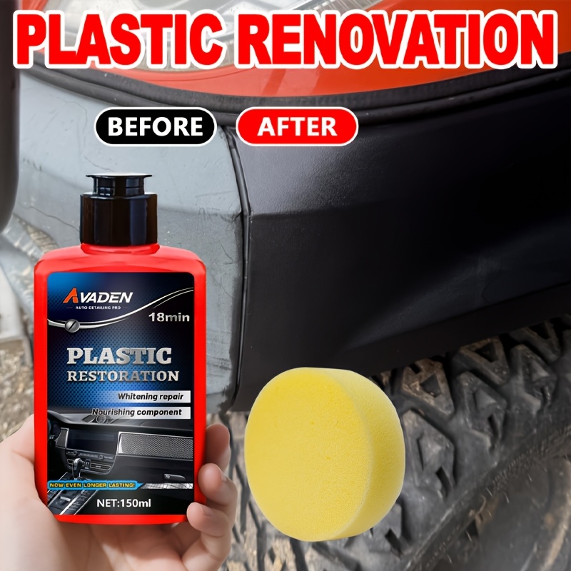 Trim Restorer Plastic - Schwarzer Zierleisten-Auffrischer - Einzigartige, farbverstärkte Formel