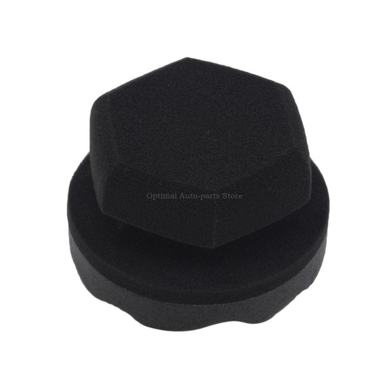 Wax Applicator Pad - 4er-Pack Autowachs-Applikatorschwamm mit Wollmischung, geeignet für