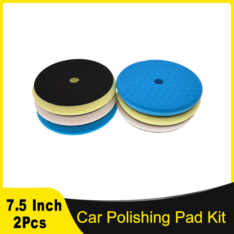 Polish Pad Set Buffer - 7,5 Zoll Auto-Polierpad-Set Grob bis Fein