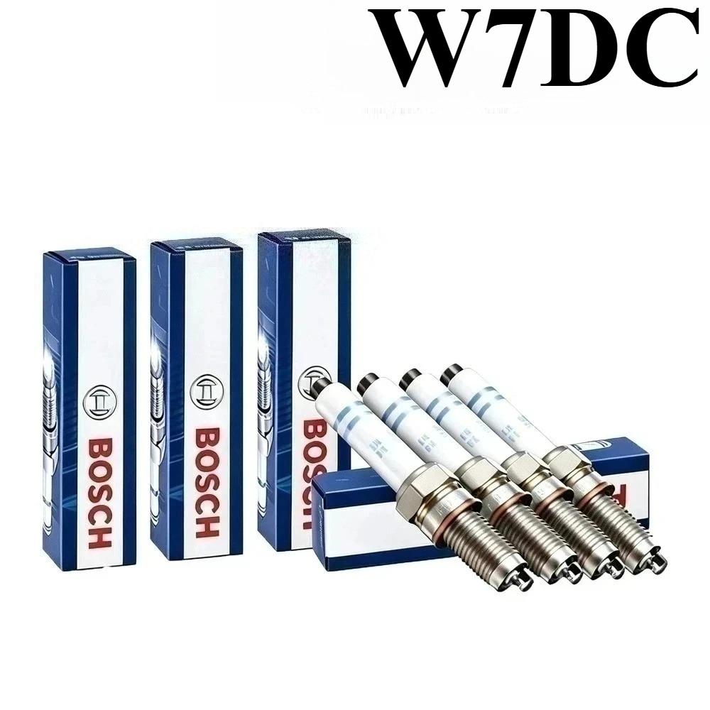 Bosch Spark Plug Copper - Langlebige Bosch W7DC Große Sechskant-Kupfer-Zündkerze Hochtemperaturbeständig