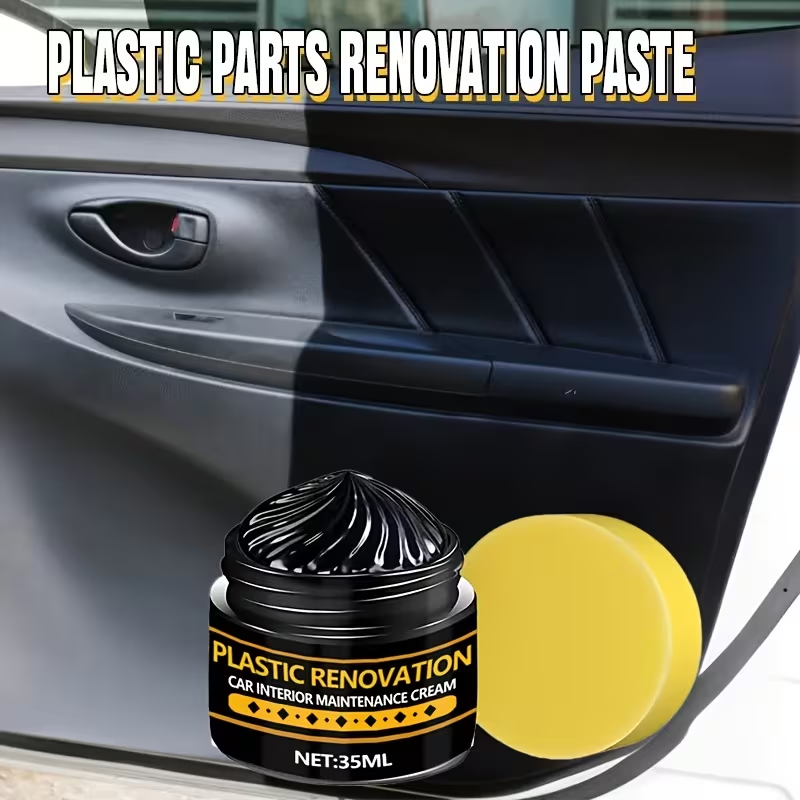 Trim Restorer Plastic - Auto-Kunststoff- und Gummi-Auffrischungsgel Geeignet für Stoßstangen,