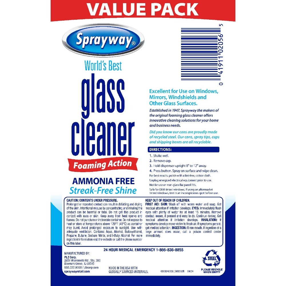 Glasreiniger Schaumreiniger-Sp – Glass Cleaner Streak Bewertung und Preis