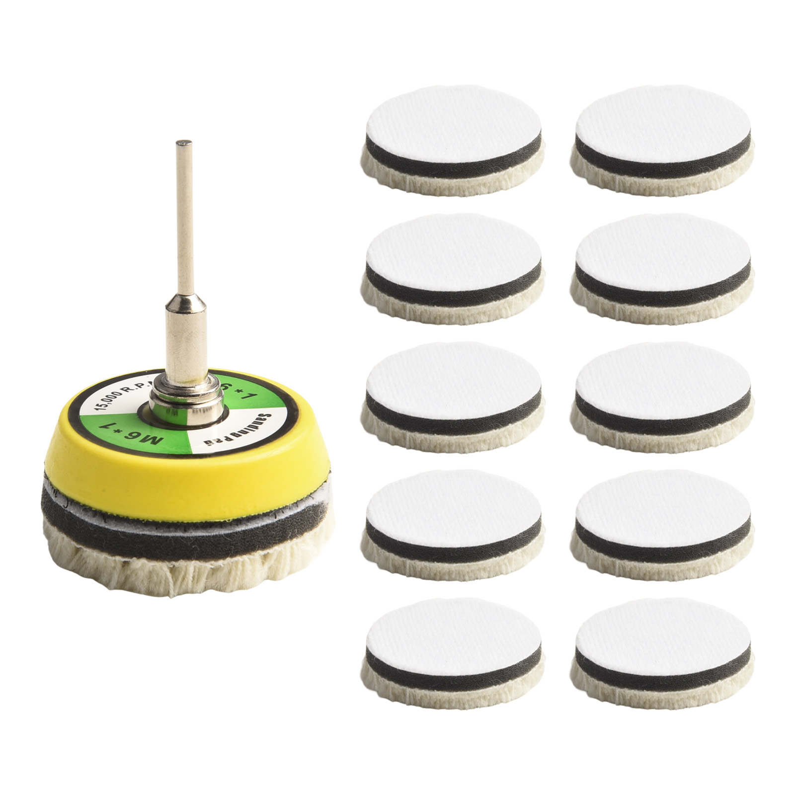 Polierpads aus Wolle, 11-teili – Polish Pad Set Buffer Bewertung und Preis