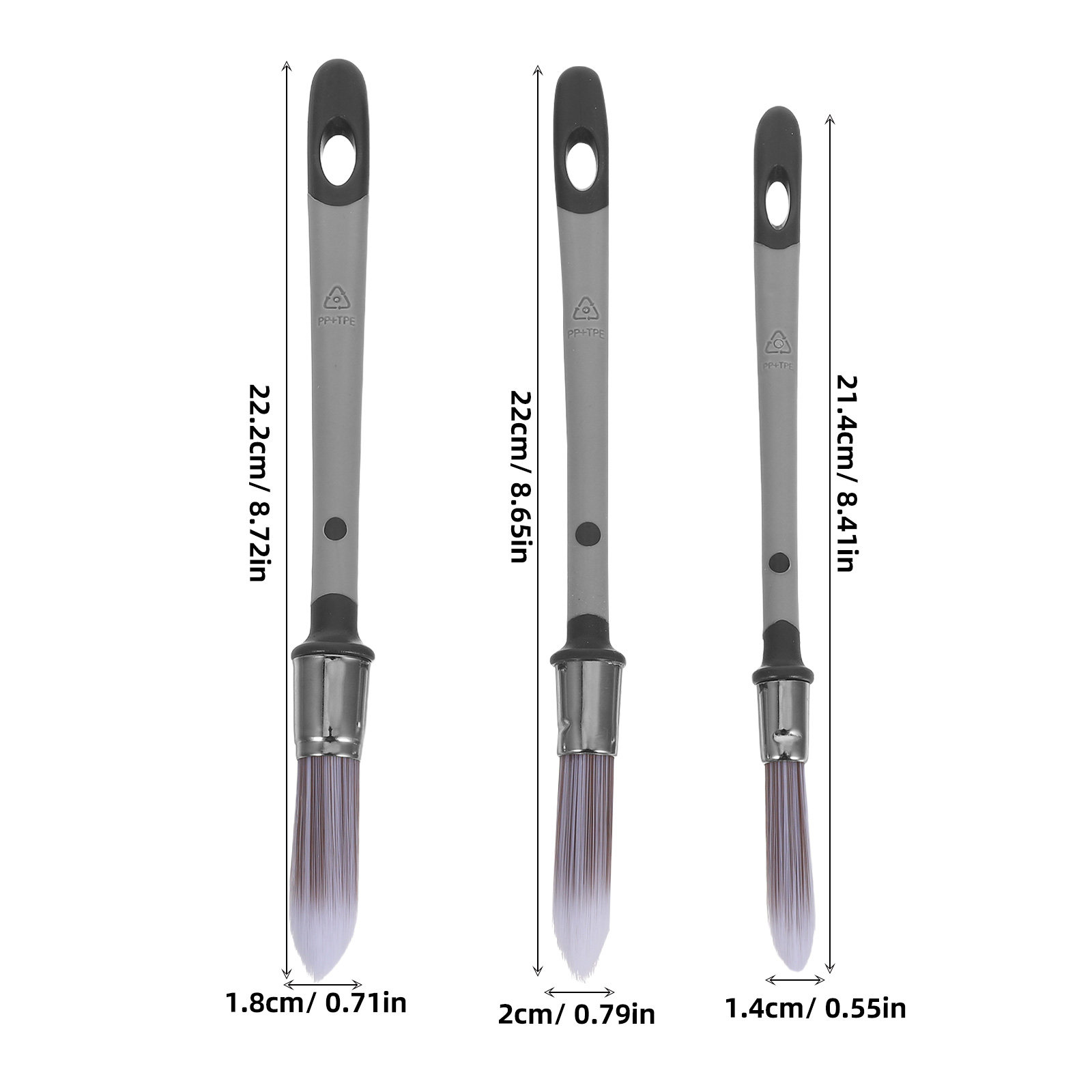 3-teiliges Spaltbürsten-Set mi – Detailing Brush Set Bewertung und Preis
