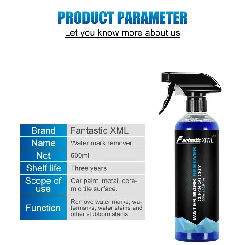 Multifunktions-500-ml-Wasserze – Car Shampoo Ph Bewertung und Preis