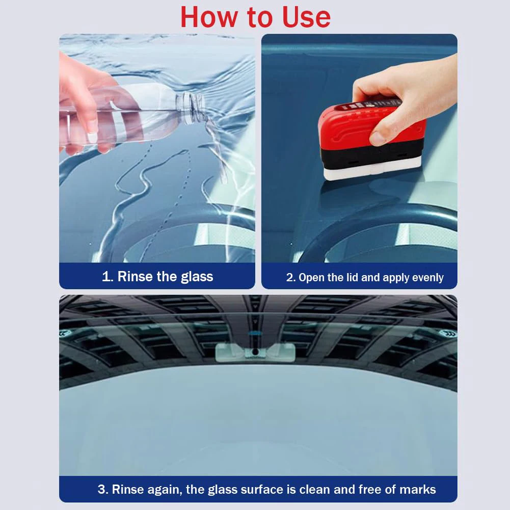 Auto Glas Öl Film Entferner Au – Car Cleaning Brush Bewertung und Preis
