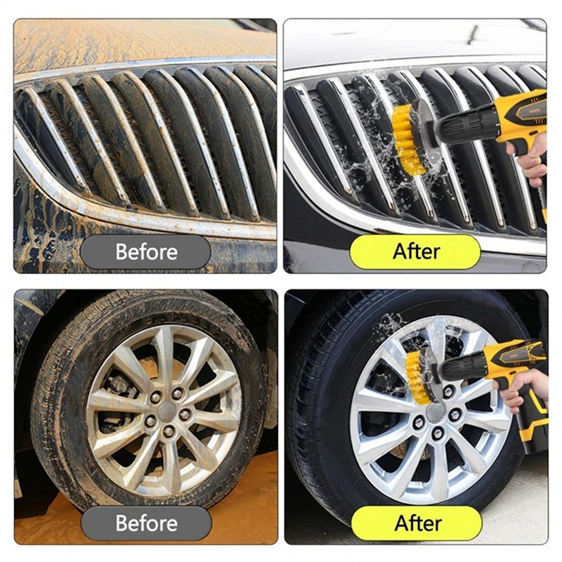 15-teiliges Elektrisches Boden – Car Cleaning Brush Bewertung und Preis